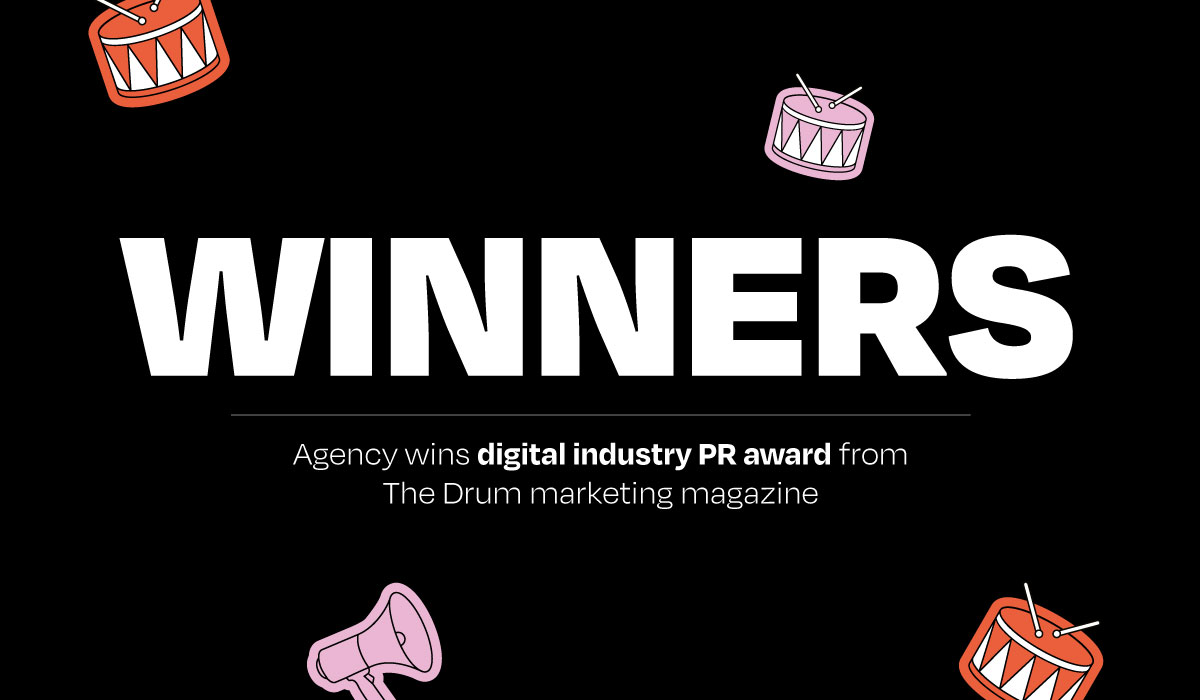 Agency wins digital industry PR award from The Drum marketing magazine